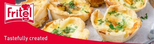 Fritel SnackTastic olaj nélküli sütő recept: Mini quiche baconnel és brokkolival